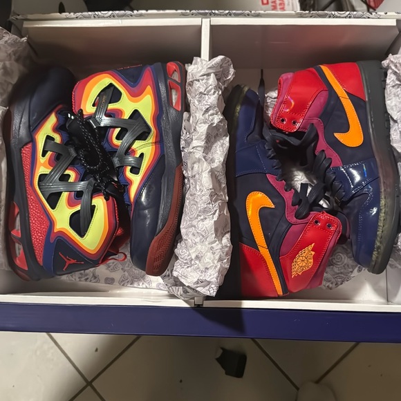 Nike Air Jordan Year of the Snake Pack Jordan 1 and Melo...